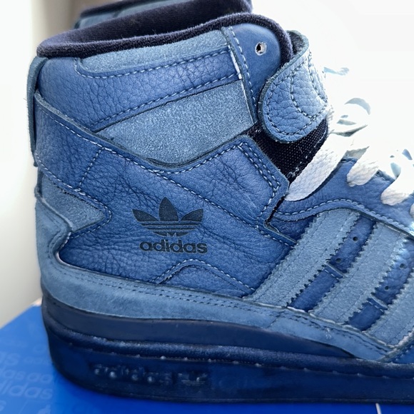 New with box Men’s Adidas Forum 84 High Blue Thread - Picture 9 of 11